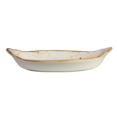 Steelite, Oval Eared Dish, Craft White, 12.5 oz