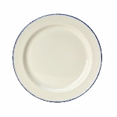 Steelite, Slimline Plate, 6 1/4" dia., Blue Dapple,