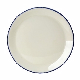 Steelite, Coupe Plate, 9" dia., Blue Dapple