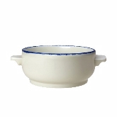 Steelite, Soup Bowl Base, 15 oz, Blue Dapple