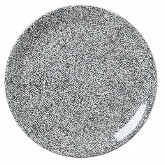 Steelite, Coupe Plate, 11 3/4" dia., Ink, Crackle Black