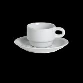 Steelite, Stacking A.D. Cup, Cafe Porcelain, 2 3/4 oz