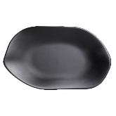 Steelite, Oval Platter, 12" dia., Black, Marisol, Melamine