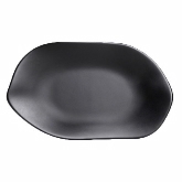 Steelite, Oval Plate, 7" dia., Black, Marisol, Melamine