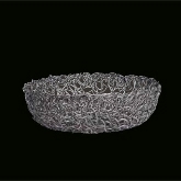 Steelite, Small Bread Basket, Metal Creations, Wire, Bronze Finish, 2 1/4" x 6"