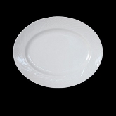 Steelite, Oval Platter, Spyro, White, 13"