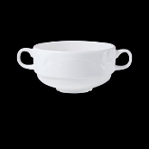 Steelite, Handled Soup Cup, 10 oz, Bianco, White