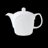 Steelite, Teapot, 21 oz, w/Lid, Bianco, White