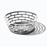Service Ideas Inc. Steelforme Bread Basket, 9" dia. x 3 1/2" H, Round