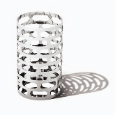 Service Ideas Inc. Steelforme Bread Stick Holder, 3 1/2" dia. x 6" H