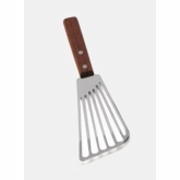 TableCraft, Fish Turner, S/S, w/Wood Handle, Slotted Blade, 6"