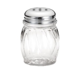 TableCraft Cheese Shaker, 6 oz, Swirled Glass