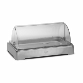 TableCraft, Cold Chafer Dish, Full Size, Acrylic Cover, S/S Finish, 6 qt, 12" x 22"