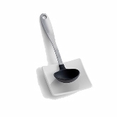 TableCraft, X Small Spoon Rest, Sierra Collection, Natural Finish, Sand Cast Aluminum, 4 1/8" x 4 1/8"
