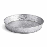 TableCraft, Galvanized Collection Dinner Platter, Round, 8 1/2"