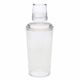 TableCraft, Cocktail Shaker, 27 oz, 3-Piece Set, Plastic