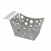 TableCraft, Circled Side Basket, 5 1/2" x 3 1/4" x 3", 18/8 S/S