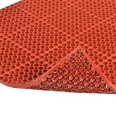 Notrax, San-EZE II Grease-proof Floor Mat, 39" x 29 1/4", 7/8" Thick, Red