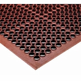 Notrax, Tek-tough Jr. Grease-Resistant Floor Mat, 3' x 5', 1/2" Thick, Red