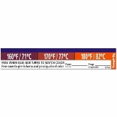 Taylor, TempRite 3 in 1 Adhesive Dishwasher Temp Test Labels