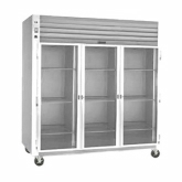 Traulsen Display Refrigerator, Three-Sections, Self-Contained