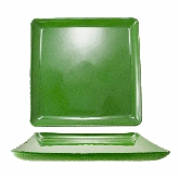 Turgla, Square Platter, 12" x 12", Basil, Spice Bazaar, Glass