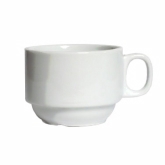 Tuxton, Stackable Cup, Alaska Colorado, Porcelain White, 7 oz