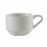 Tuxton AD Cup, 3 oz, Stackable, Modena, Pearl White