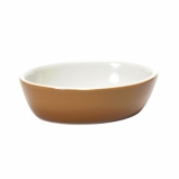 Tuxton Baking Dish, 16 oz Oval, Two-tone, Autumn Eggshell