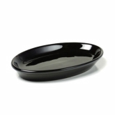 Tuxton Baking Dish, 5 oz Oval, Black