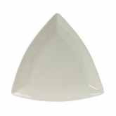 Tuxton Plate, 12 1/2", Triangle, Eggshell