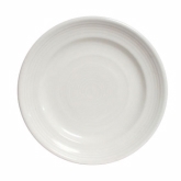 Tuxton, Plate, Concentrix, White, 7 1/2" dia.