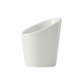 Tuxton, Slanted Side Dish, 6 oz, Linx, Ceramic, White