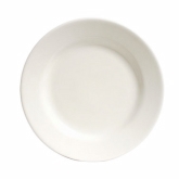 Tuxton, Plate, Reno, Eggshell, Wide Rim, Rolled Edge, 11 1/8"
