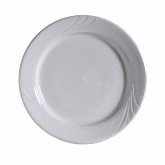 Tuxton, Plate, 9", Embossed, Sonoma Porcelain White