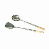 Town Food Wok Shovel, Wood Handle, 18 1/4" L