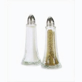 Vollrath Elegance Dripcut Salt and Pepper Shaker, 1 oz, Glass Tower Jar, Chrome Top