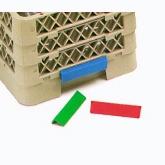 Vollrath Code-a-Clips, Half Size, 2 3/4" x 3/4", Blue