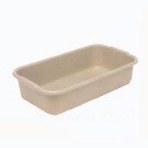 Vollrath Rack-Master Soak Tub/Bus Box, Polyethylene, 1-Compartment, 24 1/2" x 13 3/8", Beige