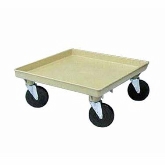 Vollrath Rack-Master Dolly Base, 21" x 21", No Handle, Black