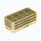 Vollrath Rack-Master Dishwasher Rack, Stemware, Half-Size, 8 Comp., w/4 Extender