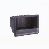 Vollrath Moduserv Receptor Box, Small, In-Counter, 7 1/2" H x 10 3/4" L x 6 3/8" W, Black