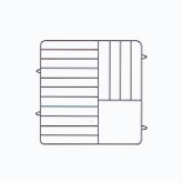 Vollrath Plate Crate Dishwasher Rack, 9" x 10 3/4" dia., 5 Extenders w/Wire Dividers, Gray