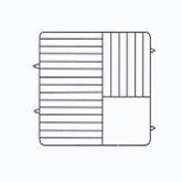 Vollrath Plate Crate Dishwasher Rack, 9 3/16" x 10" dia., 5 Extenders w/Wire Dividers, Gray