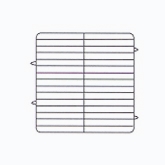 Vollrath Plate Crate Dishwasher Rack, 8" x 8 3/4" dia., 4 Extenders w/Wire Dividers, Gray