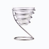 Vollrath Twister Wire Cone Basket, 1-Cone Basket, 6" H, Medium, Chrome