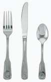 Oneida Hospitality, Dinner Fork, Shelly, Extra Heavy Weight, 18/0 S/S, Mirror Polish