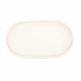 Villeroy & Boch, Oblong Pickle Dish, 11" dia., Artesano, White