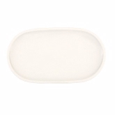 Villeroy & Boch, Oblong Pickle Dish, 11" dia., Artesano, White