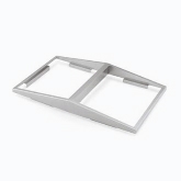 Vollrath Angled Adaptor Plate, S/S, Flanged Base, Seamless Top Flange